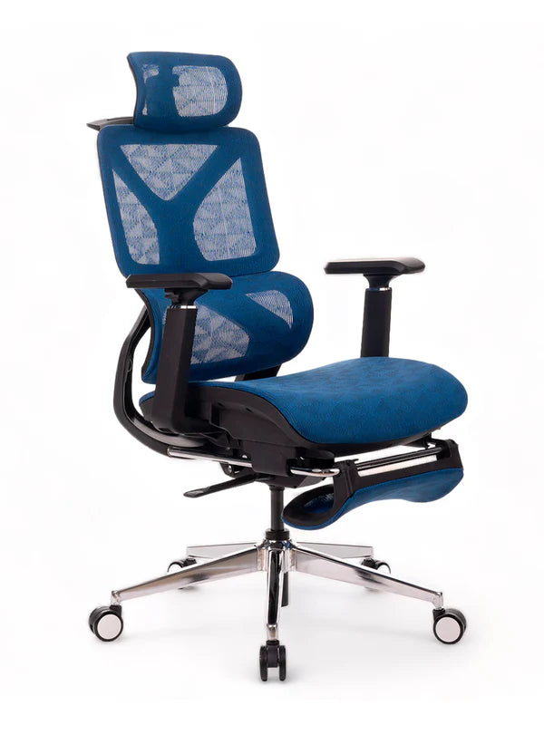 Cadeira Gamer AM161 ou Escritório Ergonômica com Apoio de Cabeça e Pés