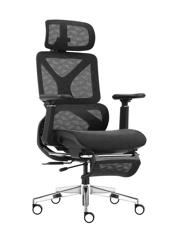 Cadeira Gamer AM161 ou Escritório Ergonômica com Apoio de Cabeça e Pés